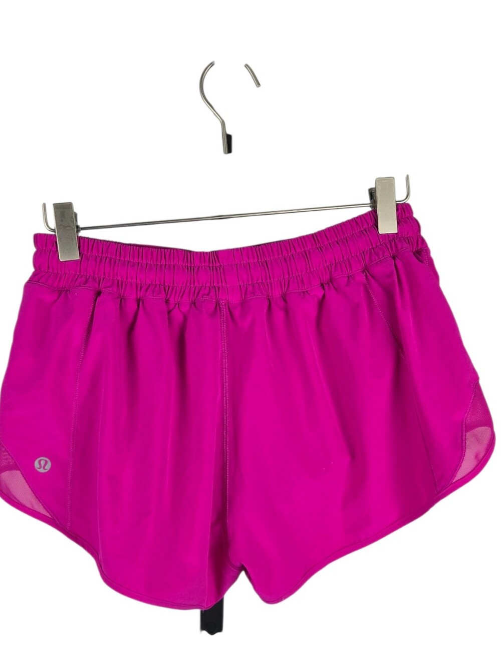 Lululemon Hotty Hot Shorts Mesh Panel Lined Low Rise Pink 8